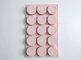 Molde silicona 15 galletitas ORE